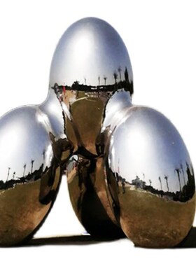 不锈钢蛋b艺术抽象展览馆科技馆景观文化雕塑定制摆件学院广场雕