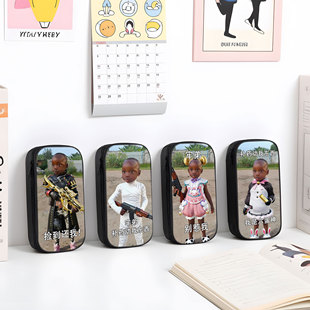 和平精英十二少丑到爆的笔袋抽象文具袋暗藏玄机小学生铅笔盒2025新款超火学生猎奇文具盒初中生笔盒搞怪男孩