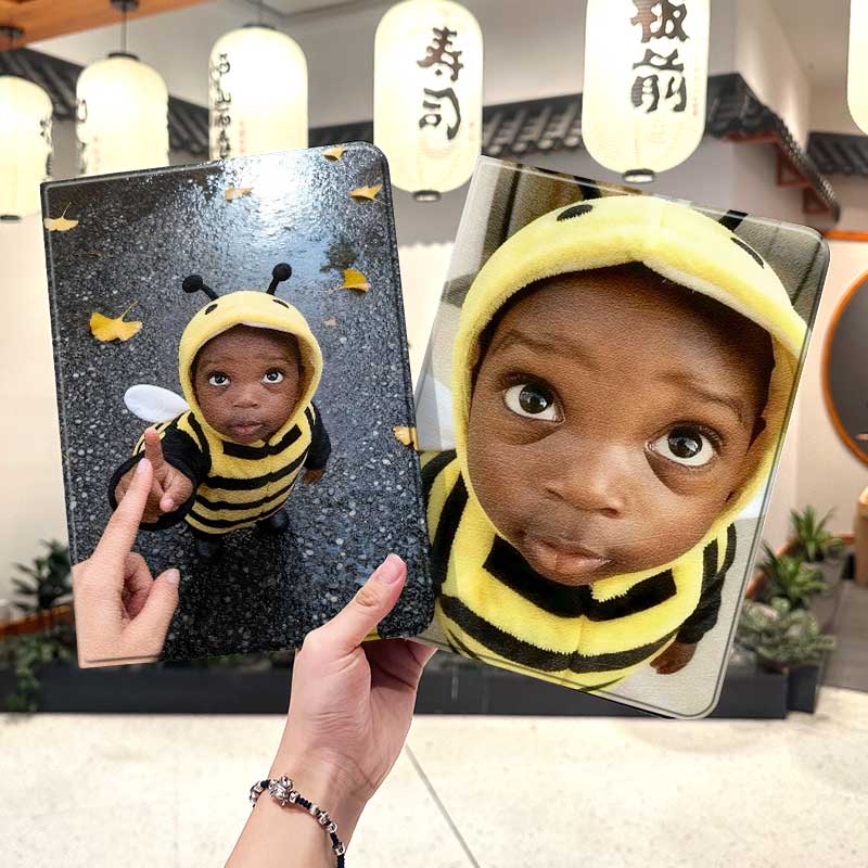 非洲十二少华为平板matepad11保护套5s壳air12抽象v8pro女生8荣耀9m6外壳5小米7三折6pro适用7s红米kpad2024