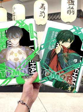 蓝色监狱华为平板matepad11保护套v8pro壳m6带笔槽x8荣耀9三折8vivopadair3小米6六5pro适用6s红米se2023卡通