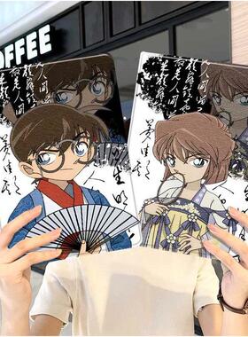 名侦探柯南古风ipad10保护套pro2024款11寸5苹果air7平板mini6壳4迷你3适用2三折2020带笔槽8第9代2021女2018