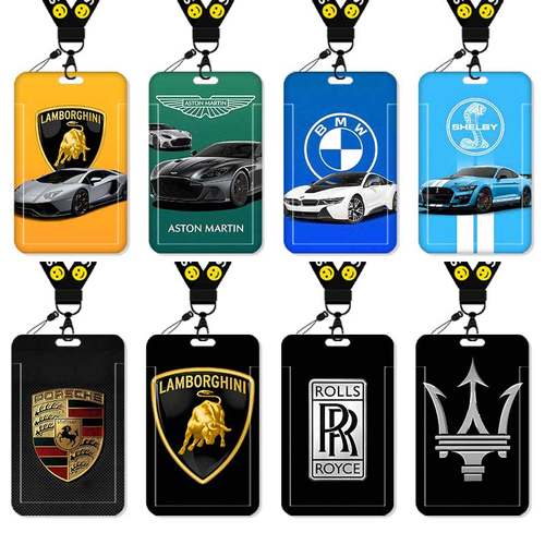 炫酷跑车汽标卡套高颜值饭