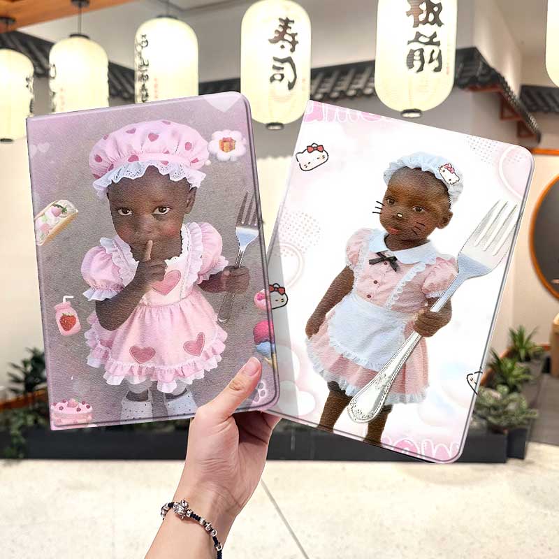 非洲十二少ipad10保护套pro2024款11寸5苹果air7平板mini6壳4迷你3适用2三折2020带笔槽8第9代2021恶搞怪2018
