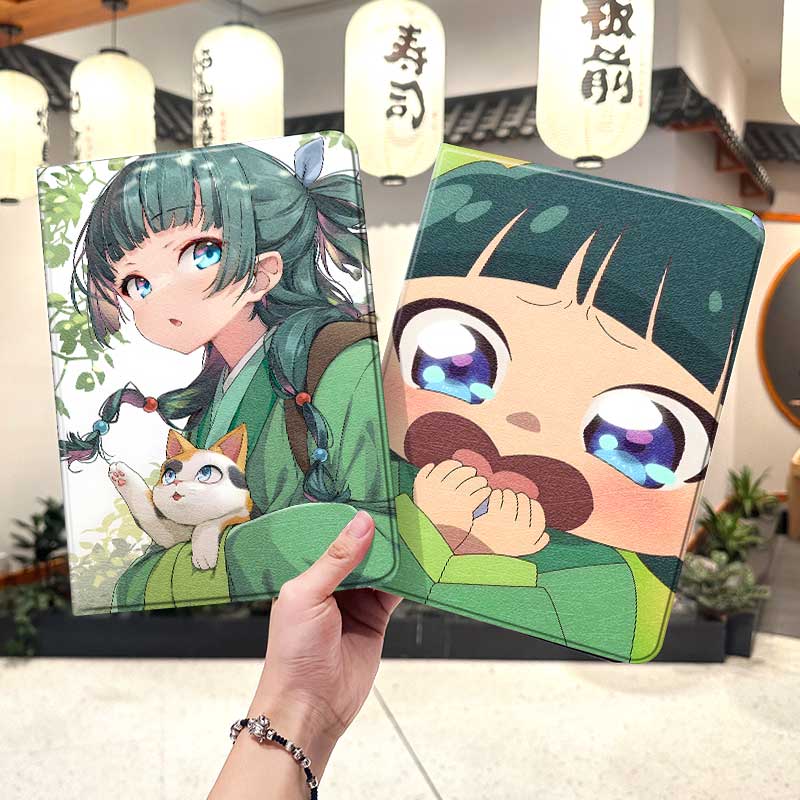 药屋少女的呢喃ipad10保护套pro2024款11寸5苹果air7平板mini6壳4迷你3适用2三折2021带笔槽8第9代2020周边九