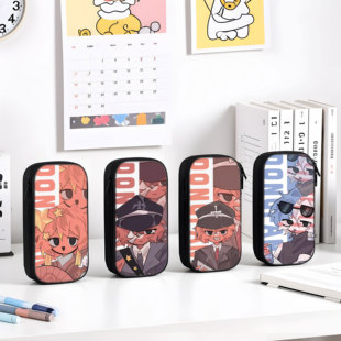 ch国拟笔袋美利坚小学生文具盒初中生铅笔盒大容量儿童女生男孩2026新款超火网红爆款男生文具铅笔袋周边女孩