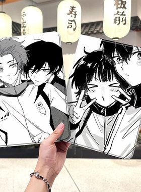 蓝色监狱华为平板matepad11保护套v8pro壳m6带笔槽x8荣耀9三折8vivopadair小米6六5pro适用6s红米se2023动漫