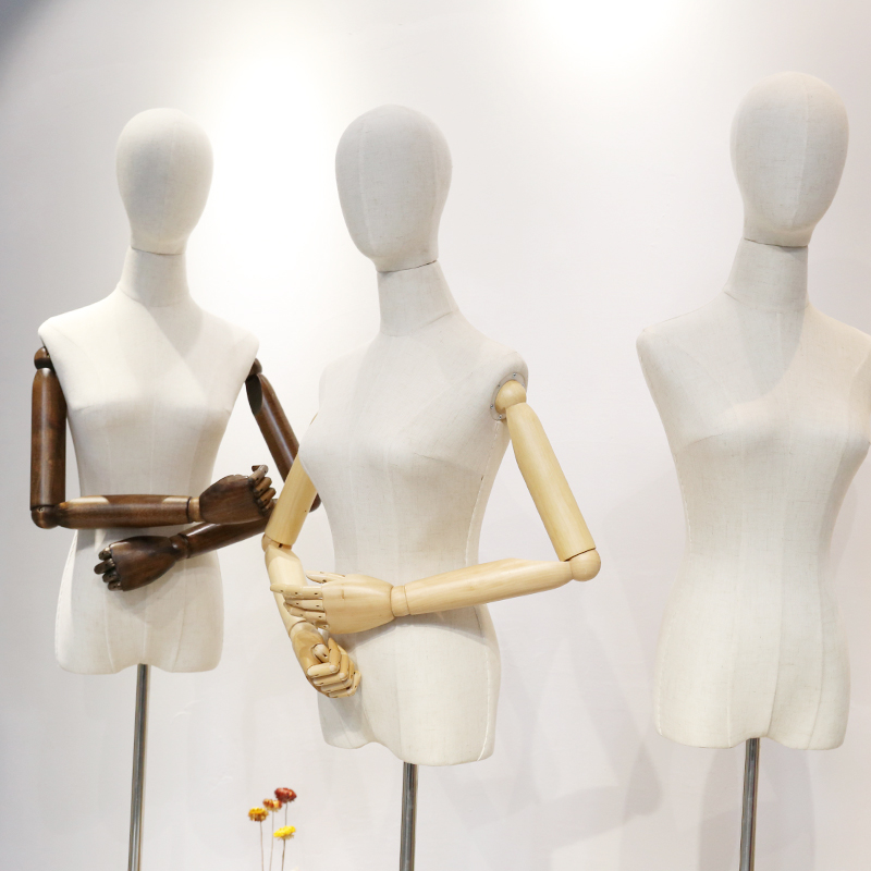 服装店模特道具女半身人台韩x版带头展示架橱窗全身人体婚纱模特