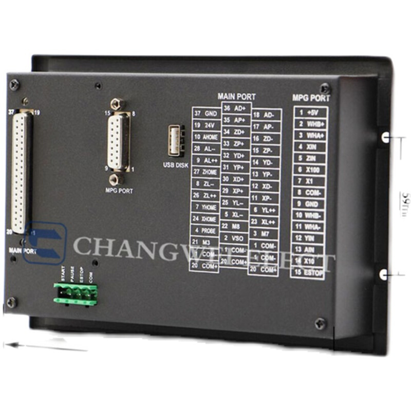 DDCSV3.1三轴 四轴步进伺服电机CNC数控系统脱机控制器 雕刻机MPG