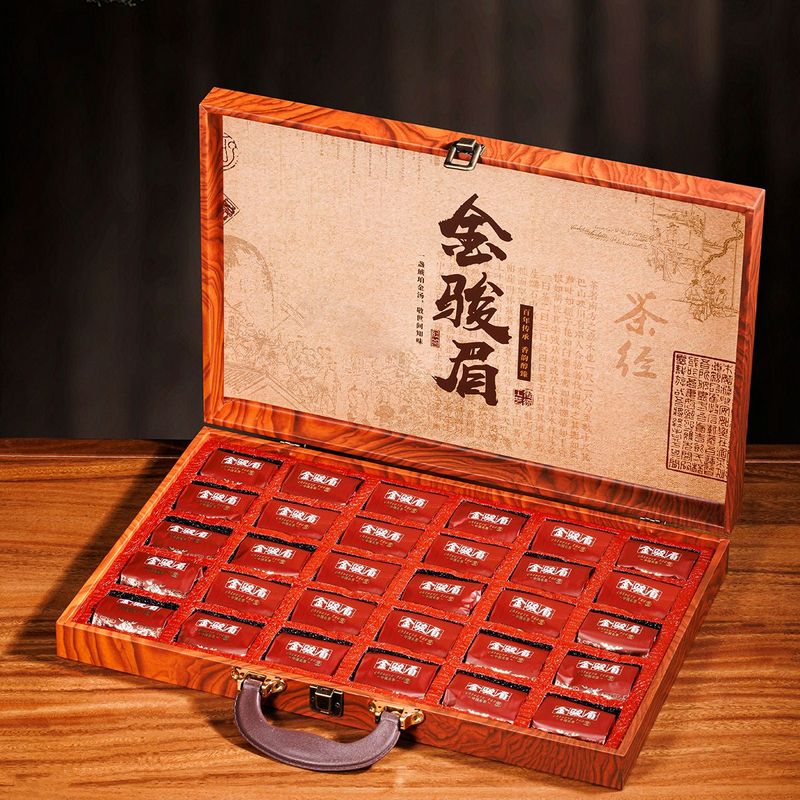 正宗金骏眉新茶浓香型红茶高档小袋装茶叶礼盒装过节送礼长辈佳品