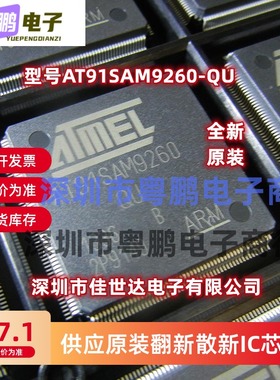 全新原装AT91SAM9260B-QU AT91SAM9260-QU QFP208 微处理器-MPU