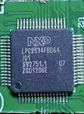 LPC2134FBD64 封装LQFP64 微控制器芯片