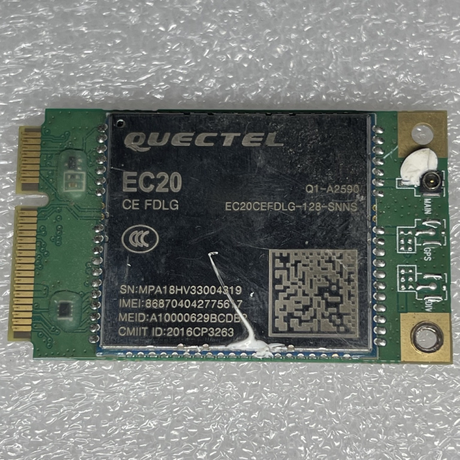 EC20CEFDLG-128-SNNS EC20CEFDLG 全网通4G模块