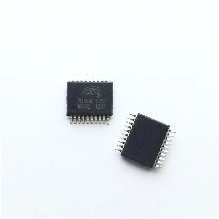 WT588D WT588D-20SS WT5880-20SS SSOP20语音 USB驱动芯片