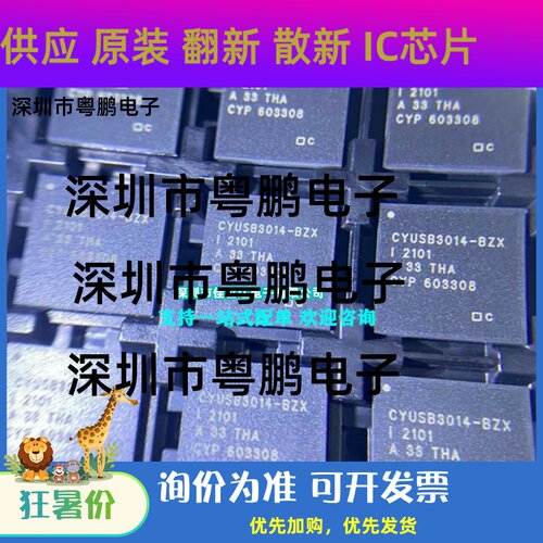 全新原装CYUSB3014 CYUSB3014-BZXI CYUSB3014-BZXC 封装BGA121