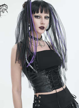 Devil fashion 吊带背心绑带修身短款针织性感T恤【TT240】