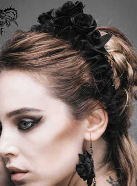 Devil fashion 发饰头饰玫瑰花发箍【AS024】