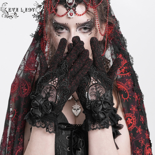 EGE003 凹凸曲线亮光料哥特手套亚文化穿搭配饰 LADY EVA