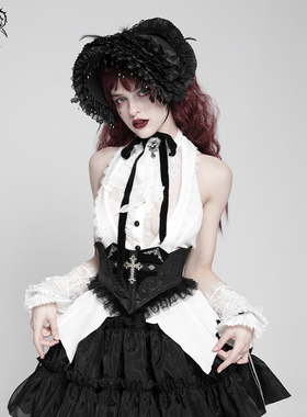 Devil Fashion 哥特日常款无袖女装衬衫【SHT09701 09702】