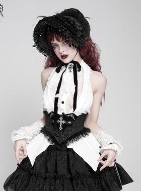 衬衫DevilFashion哥特日常款无袖