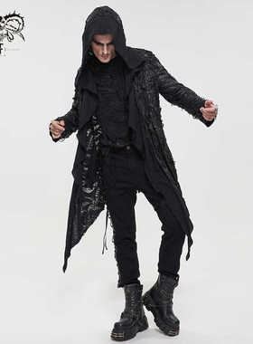 Devil fashion 恶魔时尚男装立体乱纹针织朋克风外套【CT177】