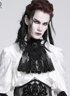 Devil Fashion恶魔时尚蕾丝领子百搭装饰围脖配饰假高领【AS206】