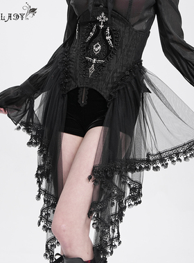EVA LAYD 原创设计侧边裙摆哥特束身衣腰封亚文化穿搭【ECST011】