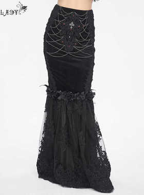 EvaLady 哥特时尚暗黑性感半身裙【ESKT04401 ESKT04402】