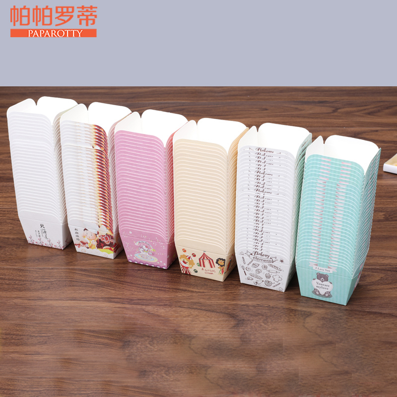 烘焙方形马芬杯纸托北海道戚风