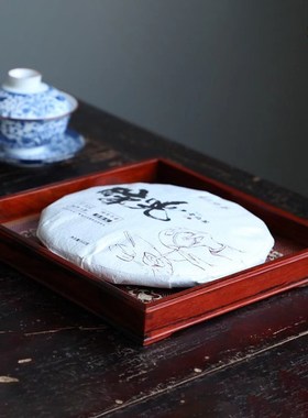 印度小叶紫檀八宝吉祥普洱茶盘茶托果盘家用餐S盘茶点盘木质茶盘