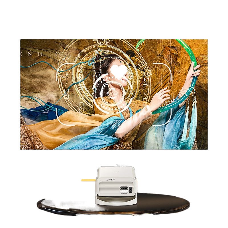 2025新款超高清k投影仪家用卧室宿舍家庭影院连5G手机带云台投影