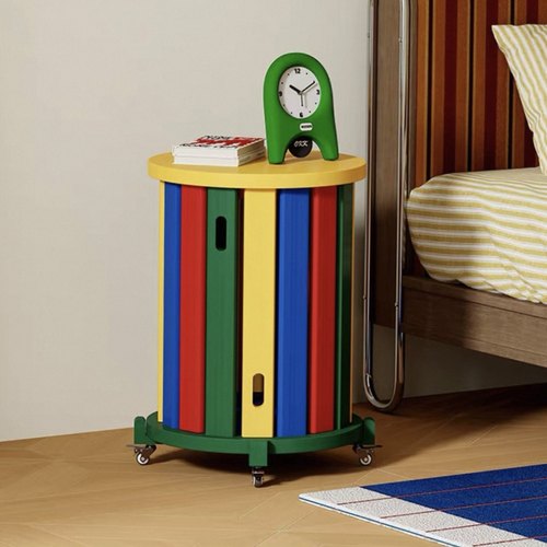 多巴胺实木可叠放圆凳