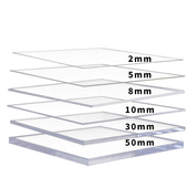 定制透明亚克力板有机玻璃板PMMA厚板硬塑料板彩色导光透光A4加工