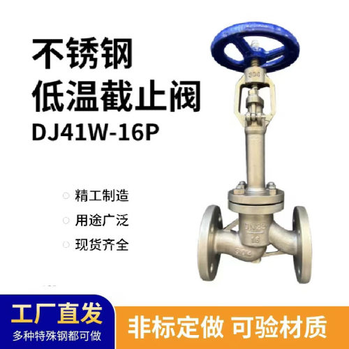 不锈钢低温截止阀DJ41F-16P 304/316L不锈钢低温截止阀低温截止阀