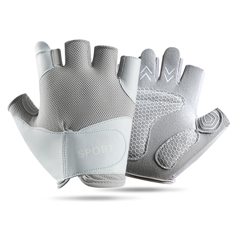 运动骑行手套女士半指防滑耐磨瑜伽户外跑步透气健身手套A5JS