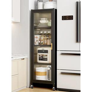 厨房架单门收纳柜窄多层锅架壁挂式电饭煲锅收纳柜