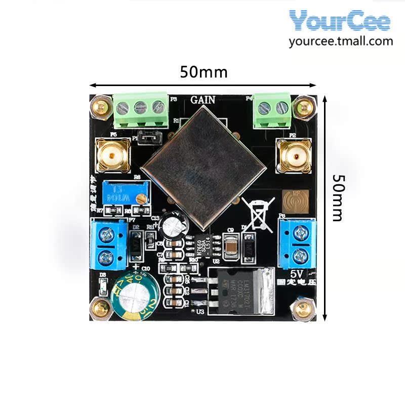 AD620仪表放大器模块 毫伏微伏微小电压信M号放大 单端/差分单电
