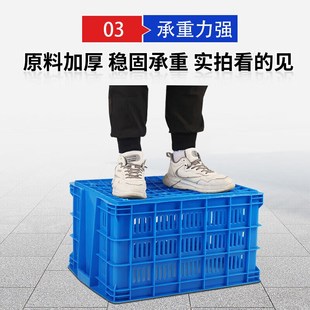 得豫工品a大框塑料筐755筐分拣大筐周转筐一个价带轮755框