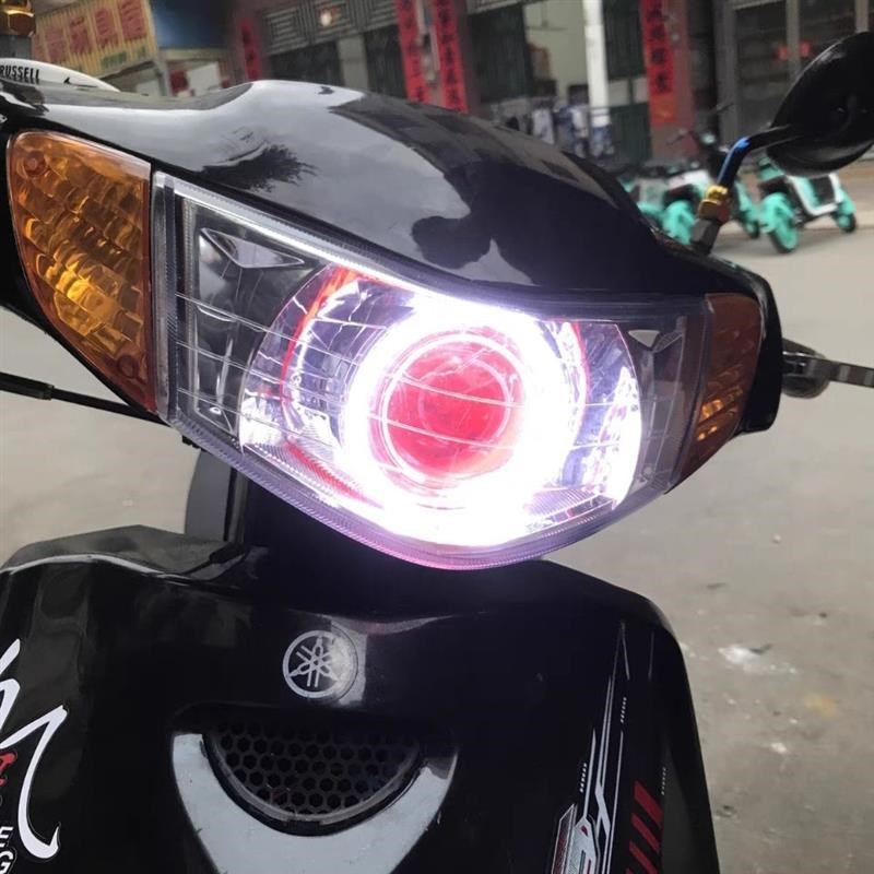 【2352人收藏】巧格 福喜国三大灯总成改Q5透镜3T寸透镜天使眼恶