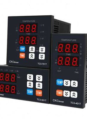 热转印烫画机温控器TC3-401T柜B式温度时间一体化数显多功能机220