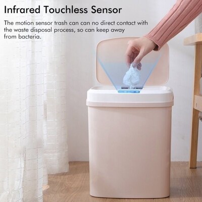 Induction Trash Can 14L Home IAntelligent Waste Bins Automat