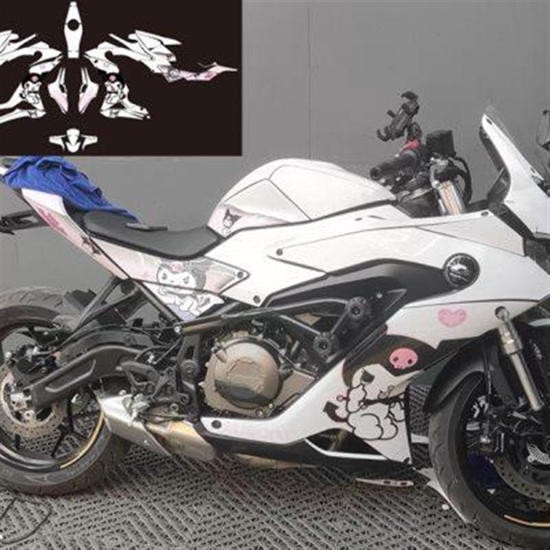 定制钱江赛250燃擎版贴花版画B贴纸摩托改装全车贴膜贴画拉花版花