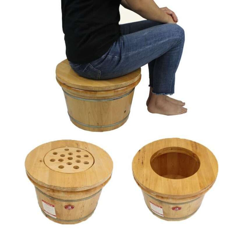 坐浴熏蒸桶洗澡木桶大人全身泡臀浴E盆家用汗蒸足浴桶泡脚木桶实