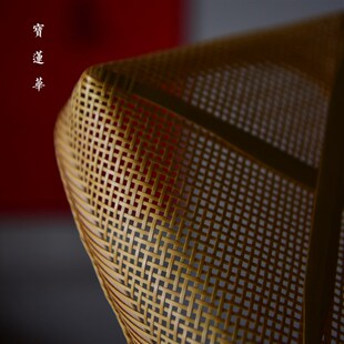 手工竹编茶点盘 玉竹玲珑小竹篮 竹茶具收纳收纳篮茶点心盘茶托盘