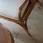 东南亚藤编椅子单人靠背藤椅 艺术椅子藤制 民宿酒店婚庆摄影时尚