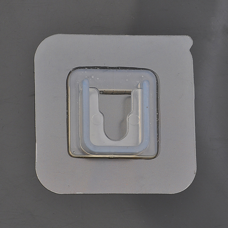 墙上无痕贴片置物架贴片配件粘胶免钉打孔无痕可挂式贴片挂篮配件