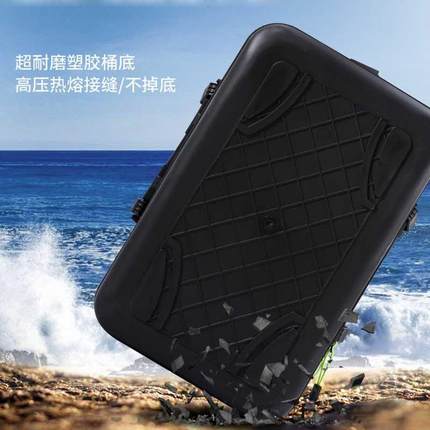 2022新款鱼桶一体成型硬壳鱼桶野钓专用长方形鱼护桶多功能钓鱼箱
