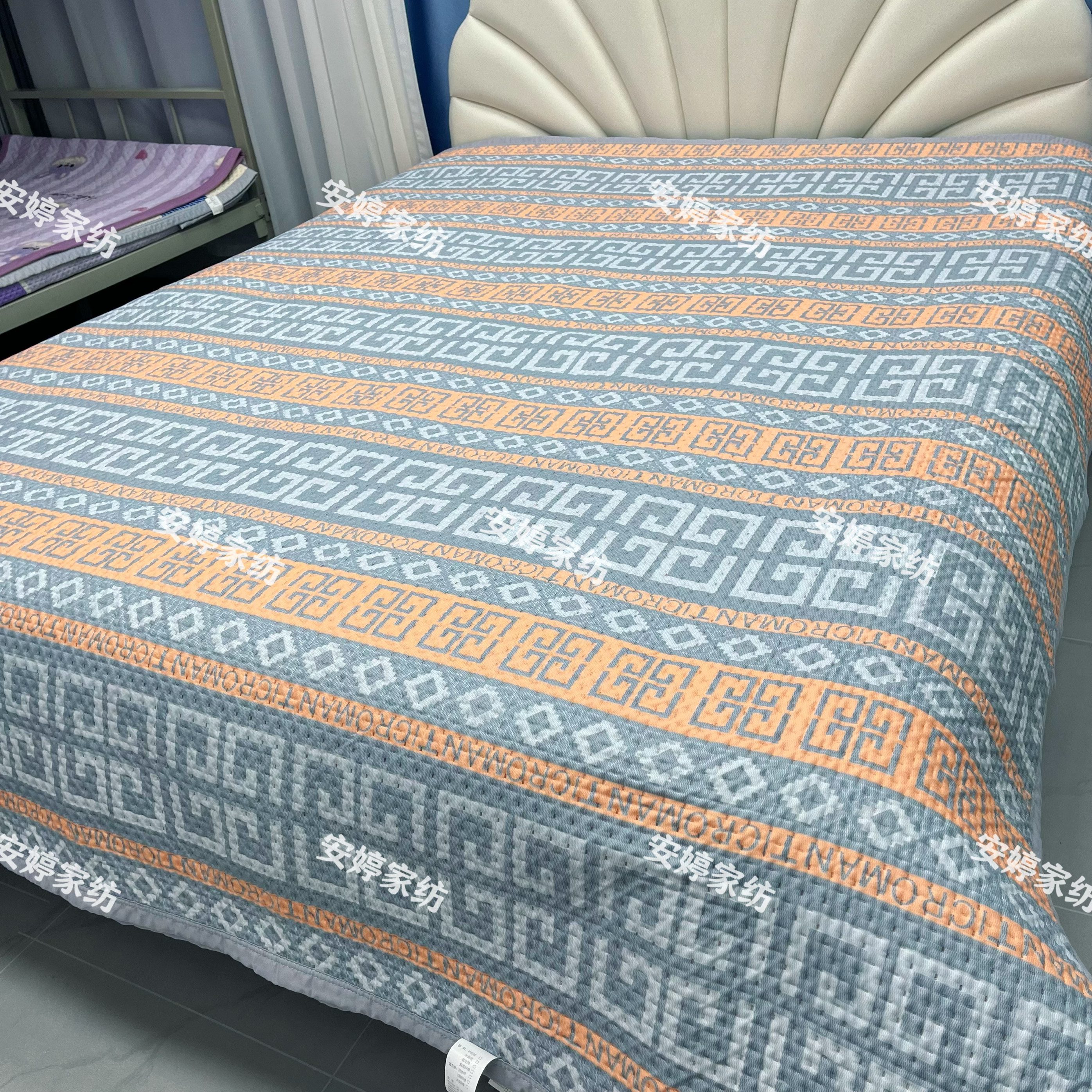 三层床单新款双面两用夹棉床盖多用途四季通用床垫榻榻米防滑盖毯