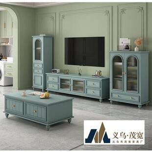 美式乡村实木大衣柜家用卧室三四五六门带顶柜衣橱简约现代带抽屉