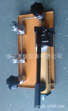 轻便液压压力源手动液压发生装置液压校准台台式手动液压泵