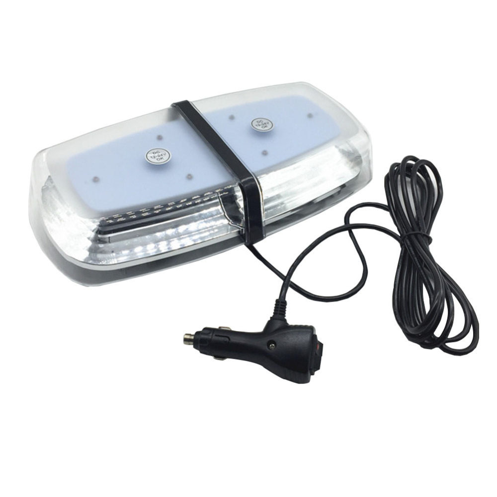 工厂直销12V24V72LED琥珀色车顶频闪灯应急信标闪烁警示灯照明